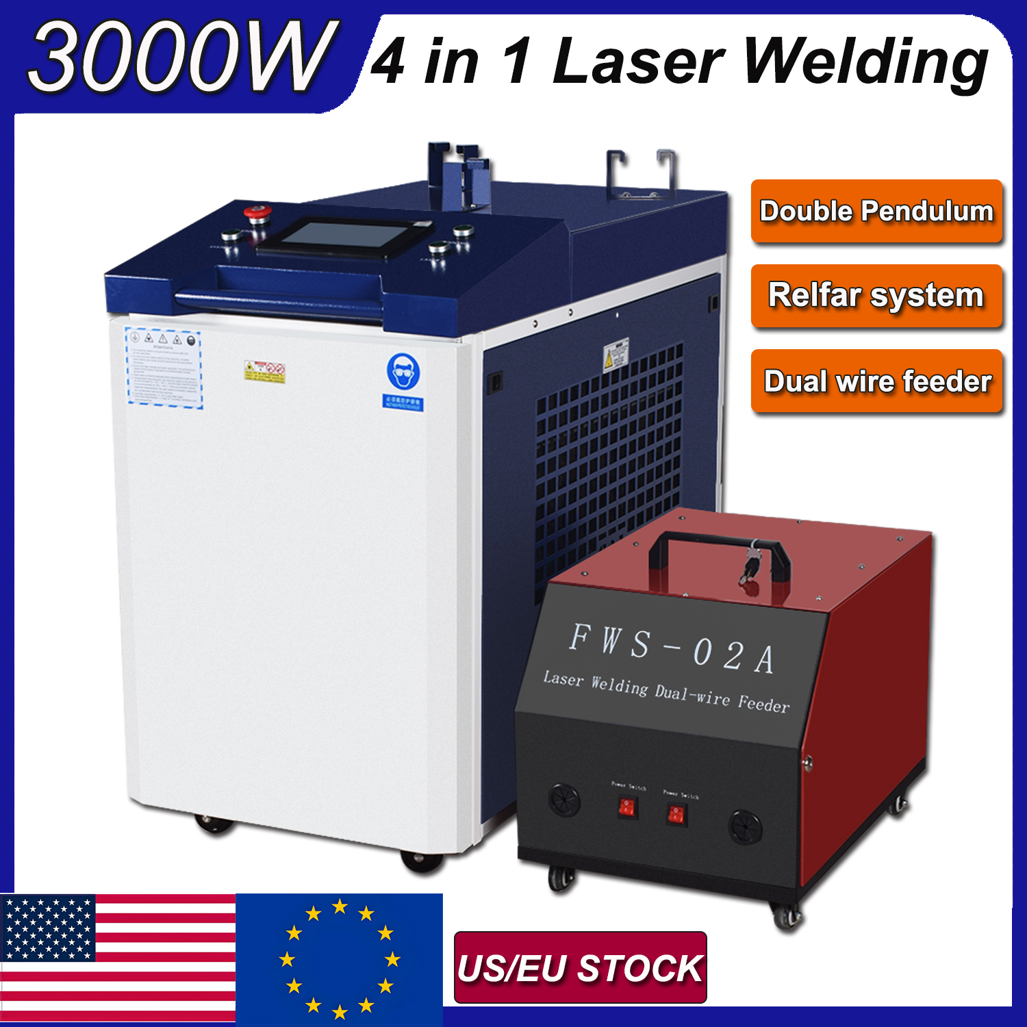 Industrial Laser Cleaning - 4 IN 1 Raycus Laser welder