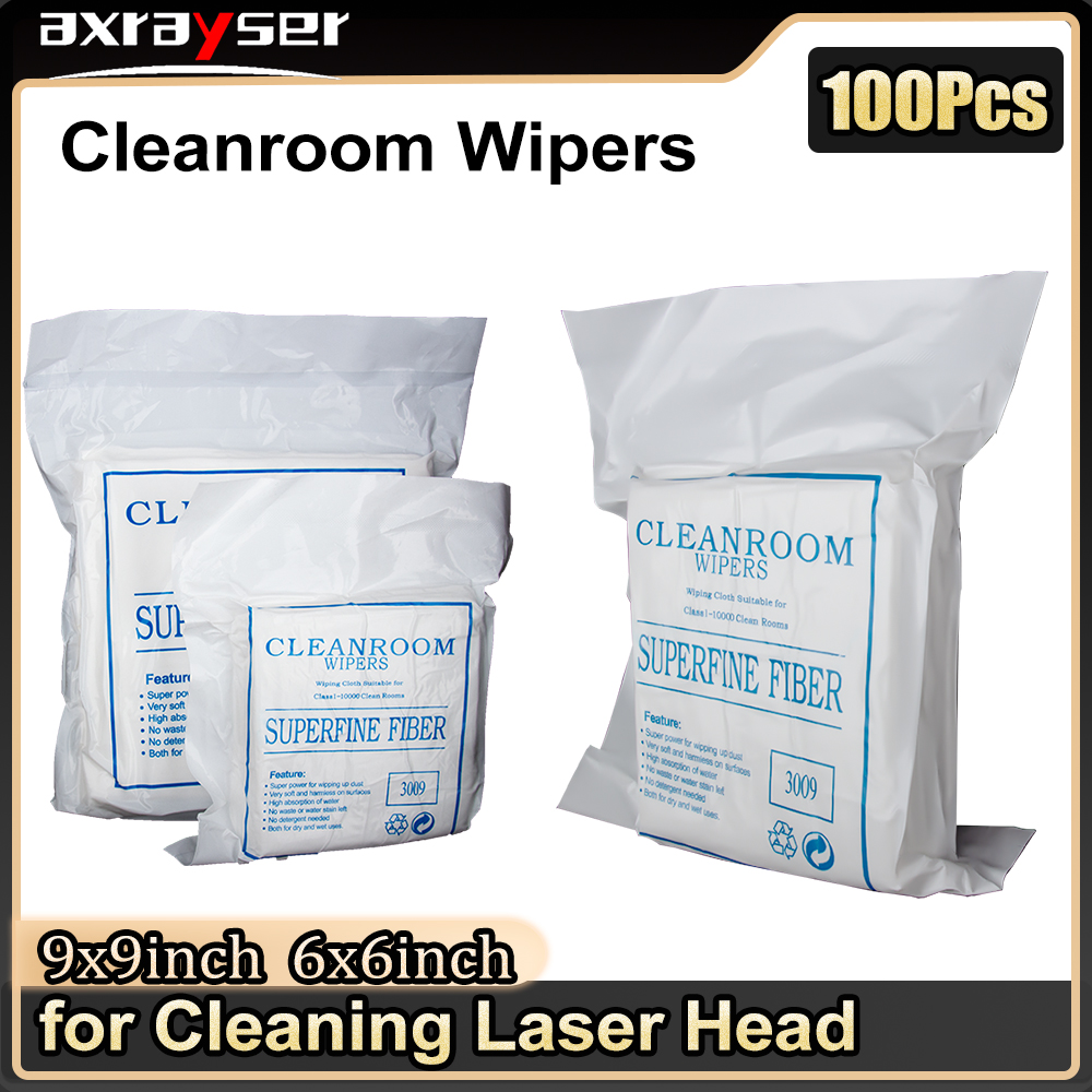 Industrial Laser Cleaning - Cleanroom Wipers Non Dust Cloth 100Pcs