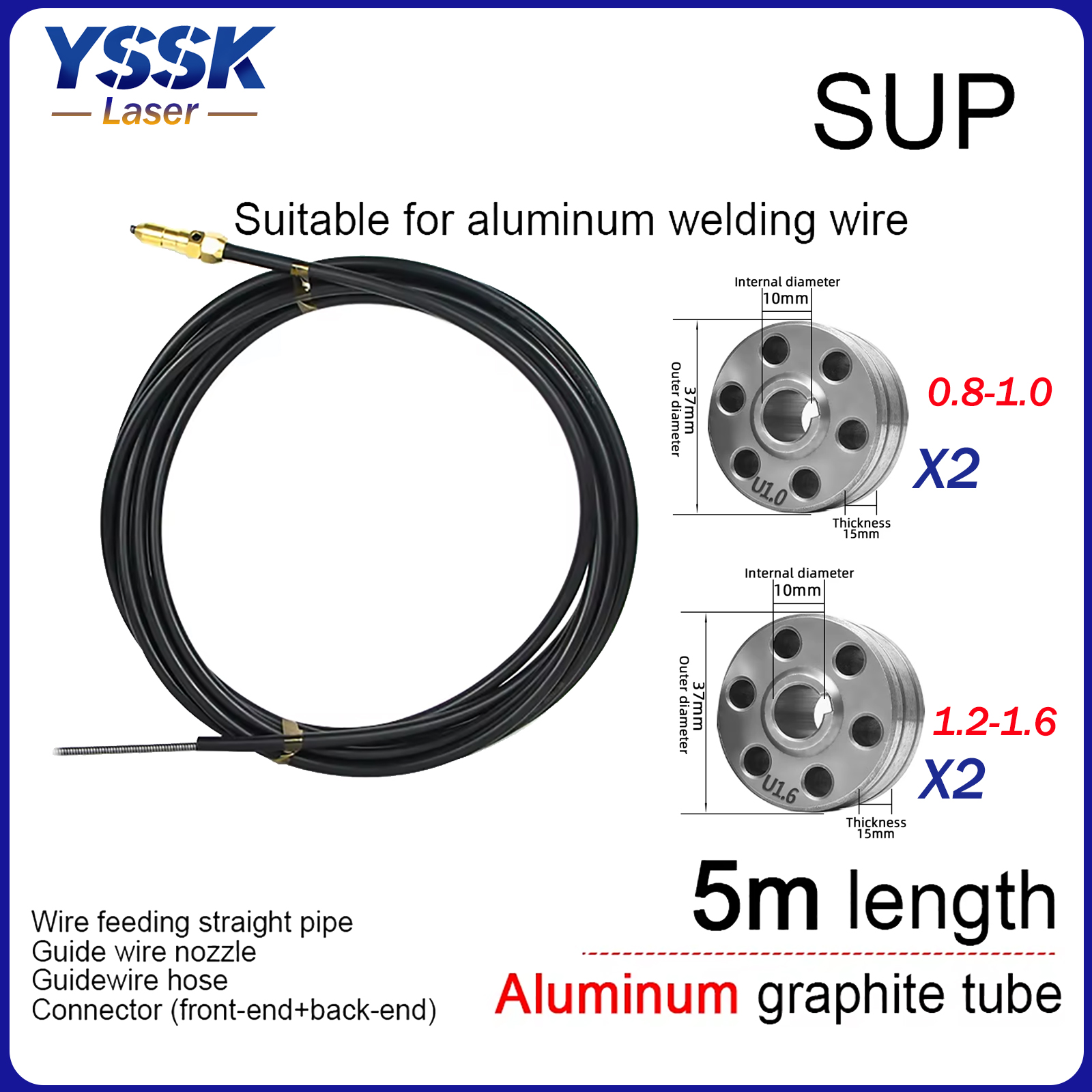 Industrial Laser Repair - SUP Wire Feeding Tube Guide 5m