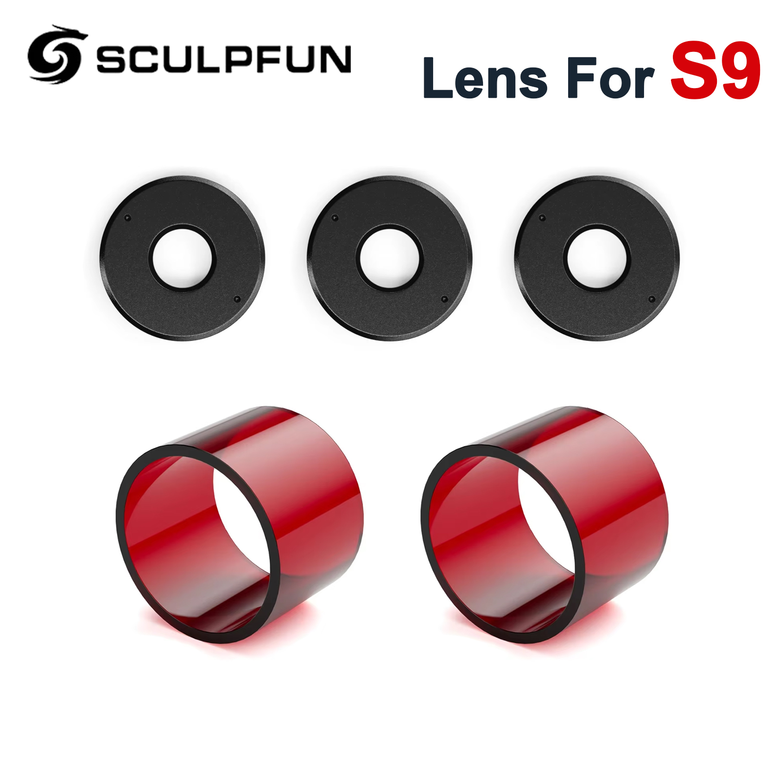 SCULPFUN S9 Focus Lens 3Pcs Se – Laser Focus Lens recenzja i cena