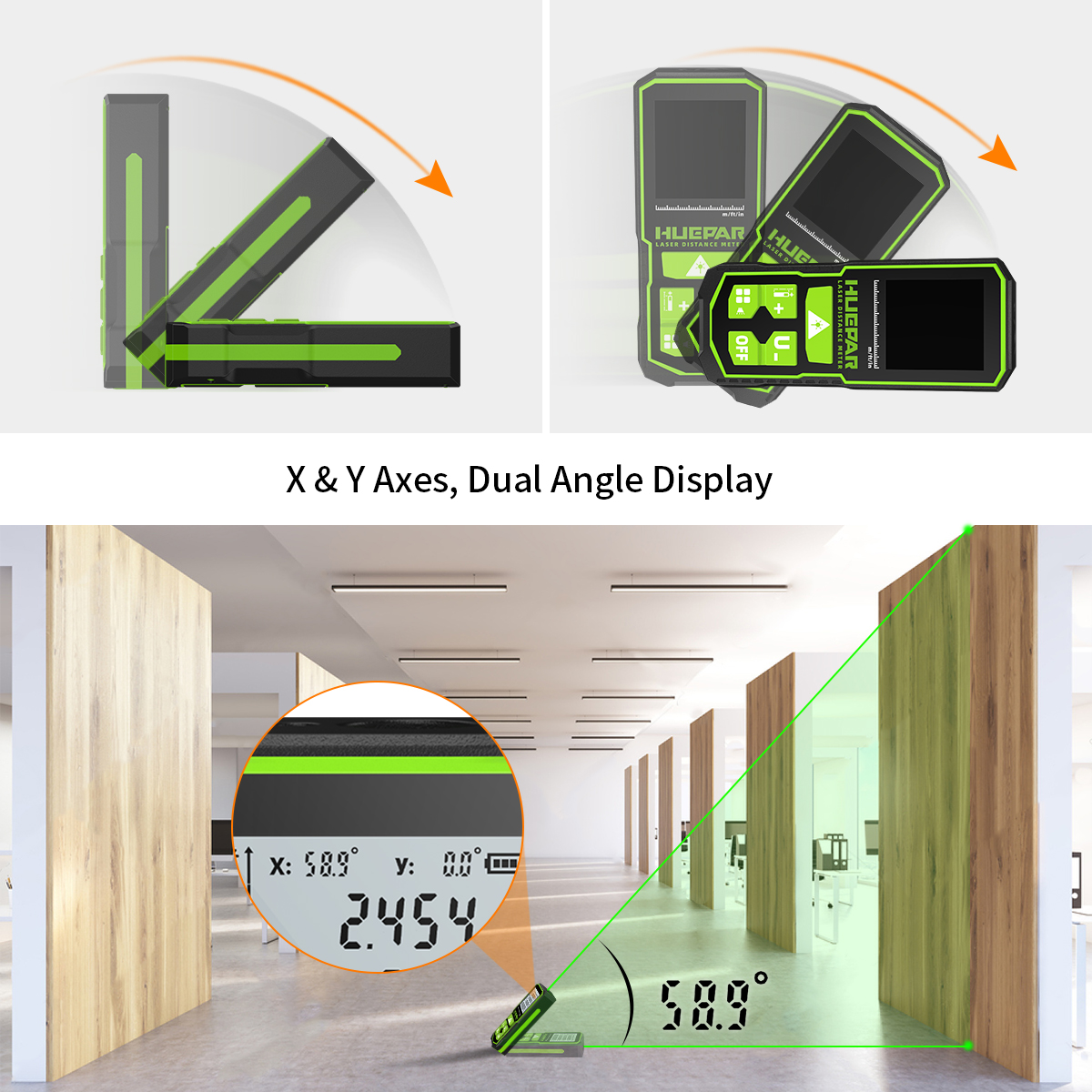 Huepar Laser Rangefinder Digit – Industrial Laser Rangefinder recenzja i cena