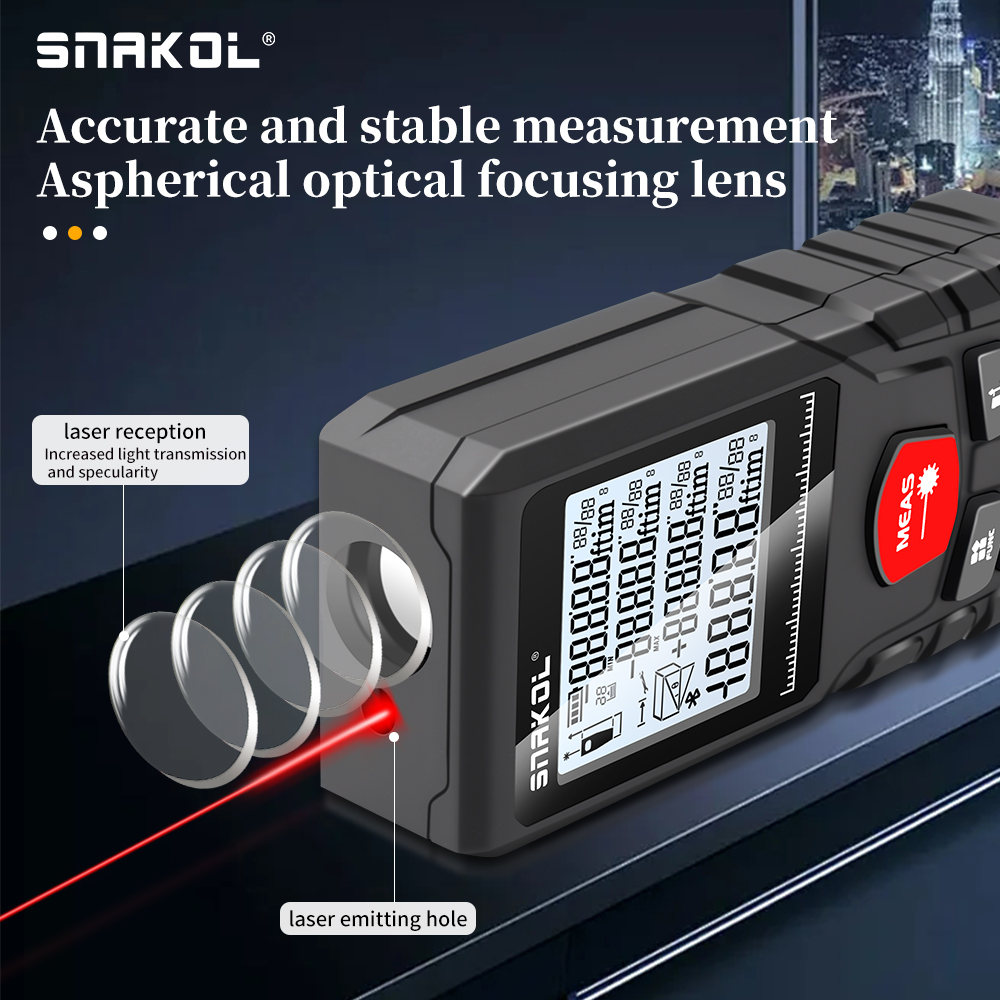 Snakol Laser Distance 50M/100M – Industrial Laser Rangefinder recenzja i cena