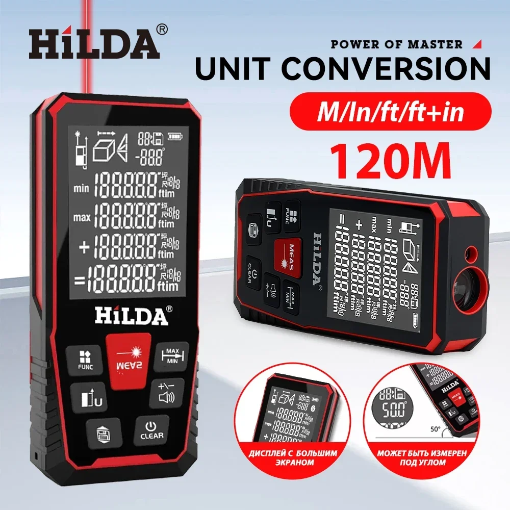 HILDA Laser Distance 50M/100M/ – Industrial Laser Rangefinder recenzja i cena