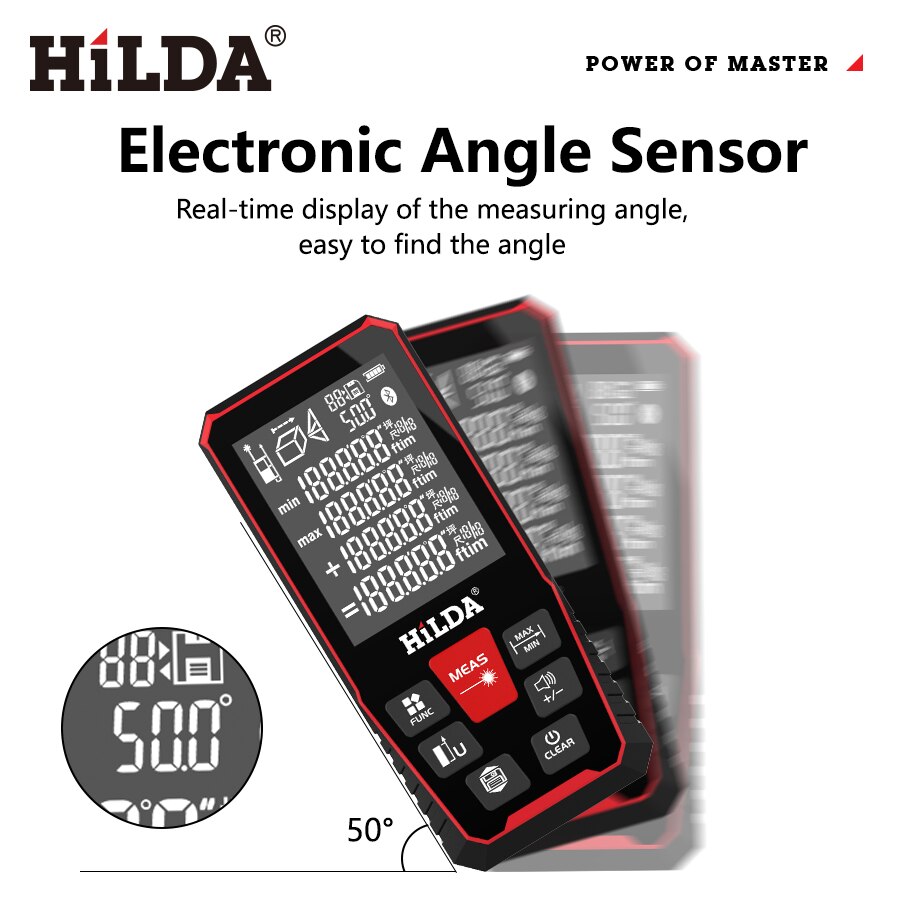 HILDA Laser Distance 50M/100M/ – Industrial Laser Rangefinder recenzja i cena