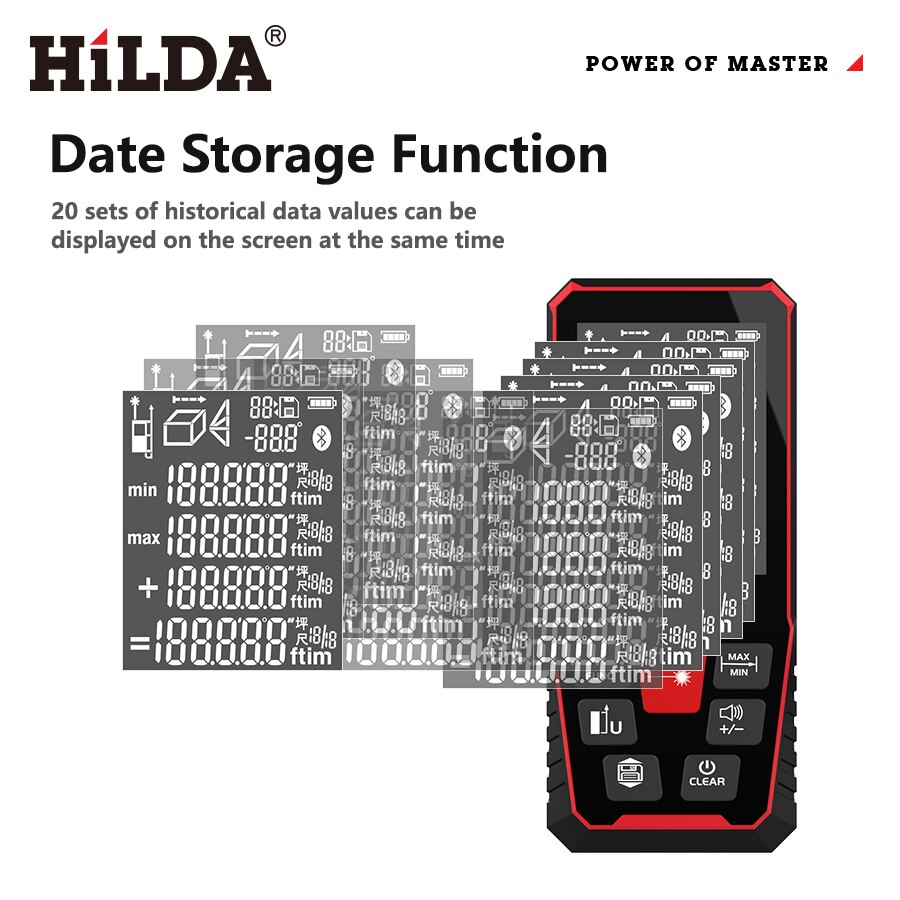 HILDA Laser Distance 50M/100M/ – Industrial Laser Rangefinder recenzja i cena