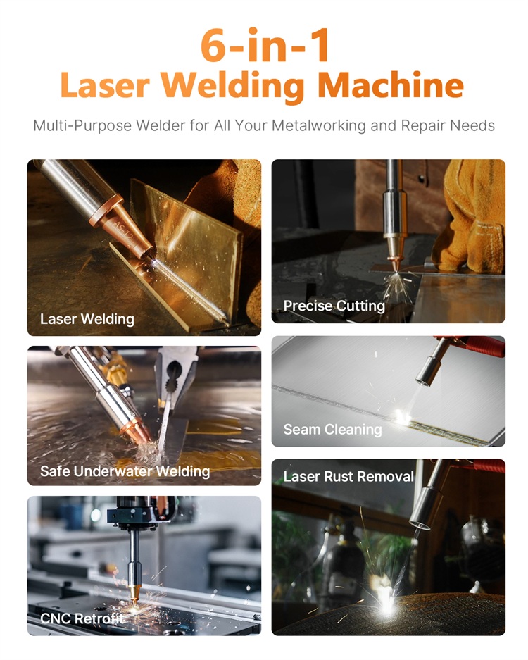 3 in 1 Weld Cut Clean 700W Ind – Industrial Handheld Laser Welder recenzja i cena