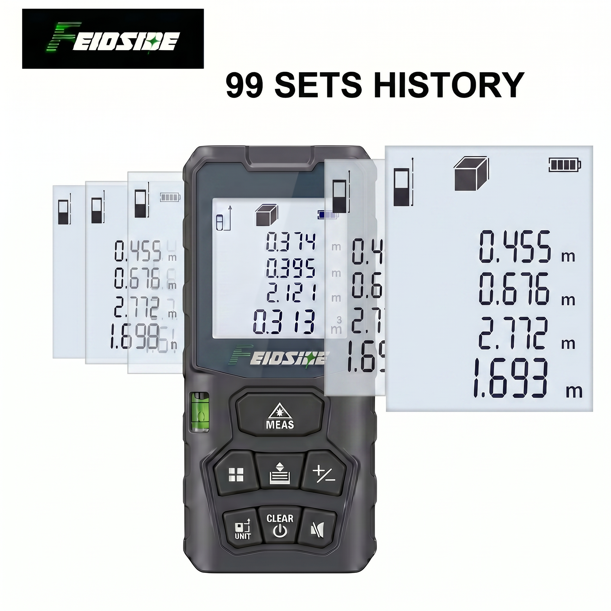 FEIDSIDE 50M/120M Handheld Las – Industrial Laser Rangefinder recenzja i cena