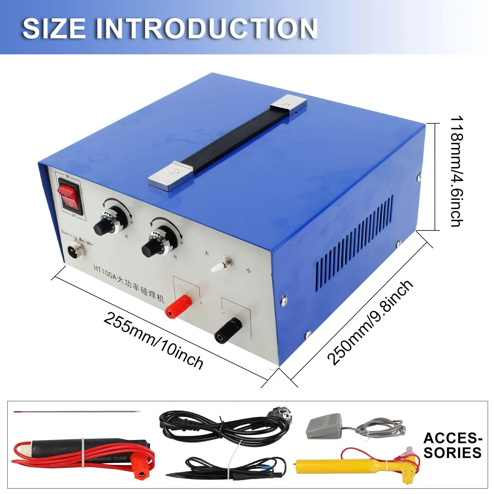 100A Spot Welding Machine Jewe – Industrial Laser Repair recenzja i cena